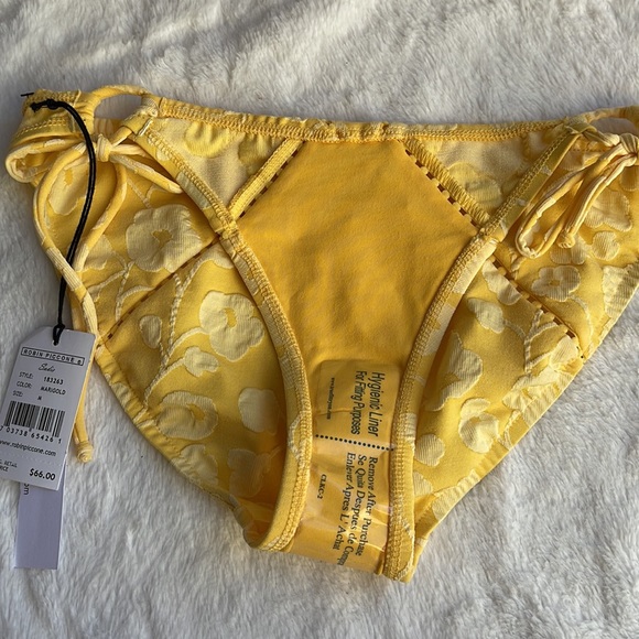 Robin Piccone Sadie marigold swim bikini bottom. M. NWT - Picture 6 of 6